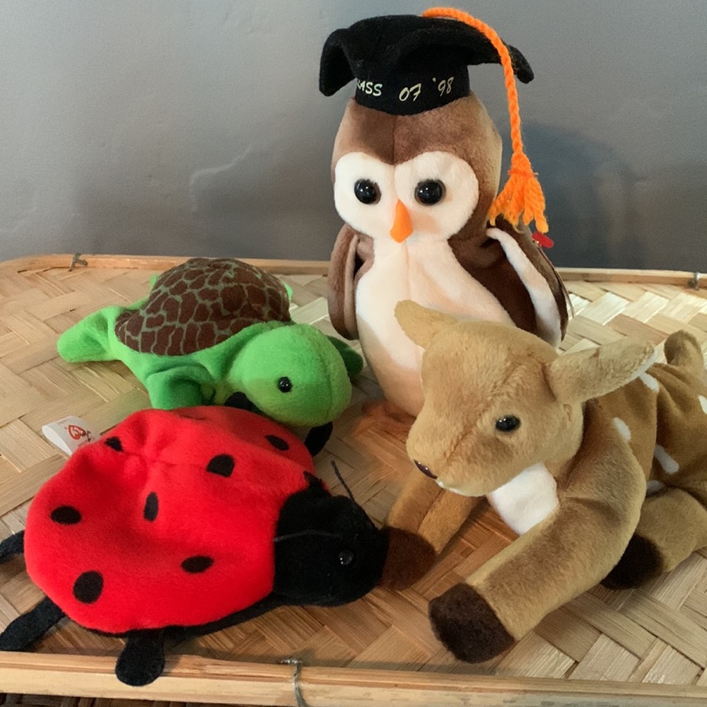 4 Ty Beanie Babies